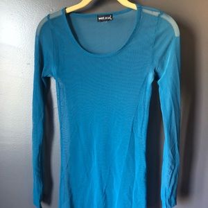 See through Wet Seal long sleeve shirt